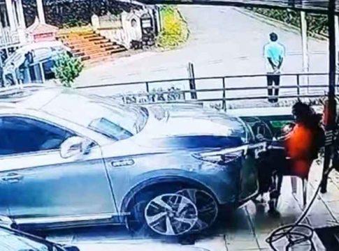 Charging Station Accident