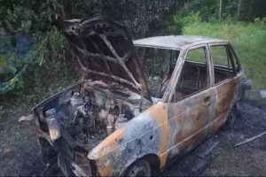 Car Fire accidnet in palakkad