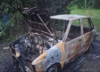 Car Fire accidnet in palakkad