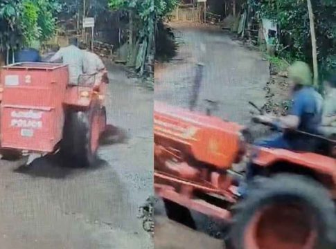 കാലുവേദനയെന്ന് വിശദീകരണം; അജിത് കുമാറിന്റെ ട്രാക്ടർ യാത്രാ ദൃശ്യങ്ങൾ പുറത്ത് MR Ajith Kumar Sabarimala Visit Controversy_11zon