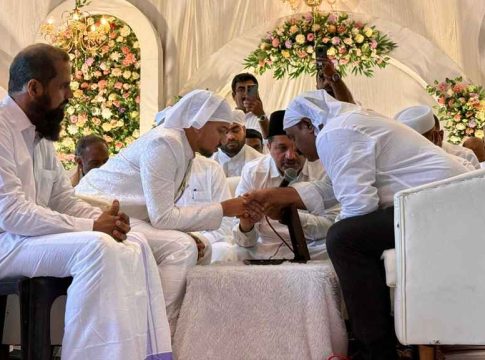 Nurool Ameen-Sameera Aid Two Couples at Daughters Wedding