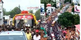 VS Achuthanandan funeral procession
