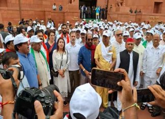 Opposition March in Delhi