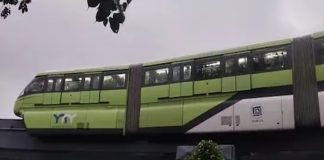 Mumbai Monorail stuck