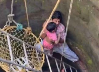 Father Rescue his daughter