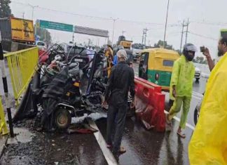 കാസർഗോഡ് നിയന്ത്രണം വിട്ട ബസ് ഓട്ടോയിൽ ഇടിച്ചു; അഞ്ചുമരണം Kasargod Bus Accident