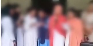students sang rss ganageetham
