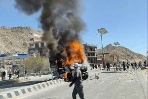Protest in Ladak