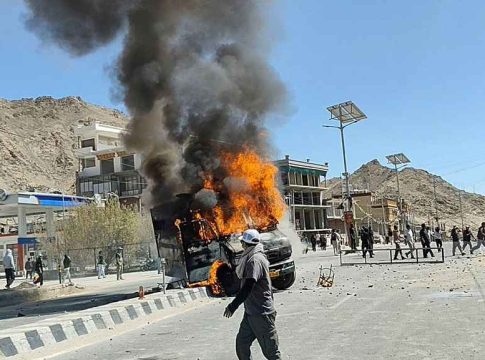 Protest in Ladak
