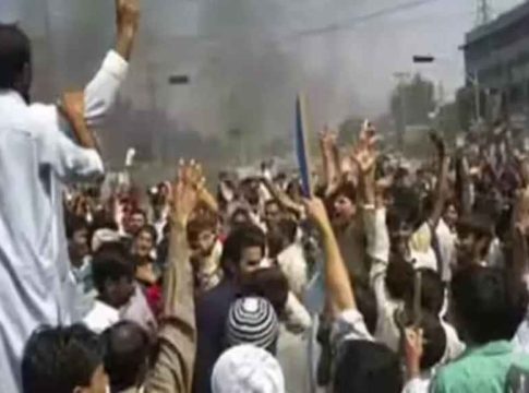Protest in Pak Occupied Kashmir