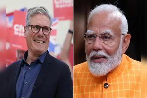 UK PM Keir Starmer and PM Modi