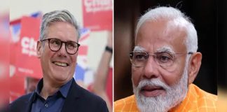 UK PM Keir Starmer and PM Modi
