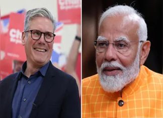 UK PM Keir Starmer and PM Modi