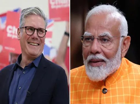 UK PM Keir Starmer and PM Modi