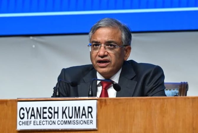 Chief Election Commissioner Gyanesh Kumar 