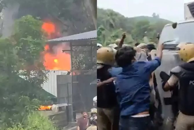 ഫ്രഷ് കട്ട്; പ്ളാന്റിന് മുന്നിൽ പ്രതിഷേധം, വാഹനങ്ങൾ തടയുമെന്ന് സമരസമിതി Waste Plant Protest in Thamarassery