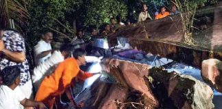 അടിമാലിയിൽ മണ്ണിടിച്ചിൽ; ദമ്പതികളെ പുറത്തെത്തിച്ചു, ബിജുവിന്റെ മരണം സ്ഥിരീകരിച്ചു Landslide in Adimali