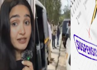 മൂന്നാറിൽ മുംബൈ സ്വദേശിനിയെ ഭീഷണിപ്പെടുത്തിയ സംഭവം; രണ്ട് പോലീസുകാർക്ക് സസ്പെൻഷൻ suspension