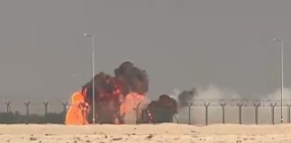 തേജസ് യുദ്ധവിമാനം ദുബായ് എയർഷോയ്ക്കിടെ തകർന്ന് വീണു Tejas Fighter Jet Crash