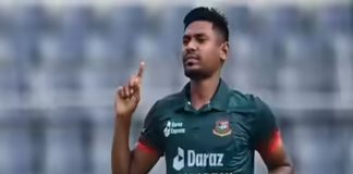 Bangladeshi player Mustafizur Rahman
