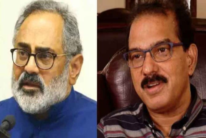 മോദിയെത്തും മുൻപ് നിർണായക നീക്കം; ട്വിന്റി 20 എൻഡിഎയിൽ Rajeev Chnadrashekhar Sabu Jacob