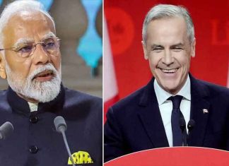 Mark Carney and Narendra Modi