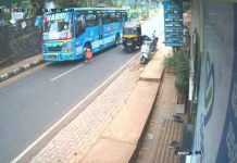 അമ്മയുടെ അടുത്തെത്താൻ ഓടി; ബസിന് മുന്നിൽപ്പെട്ട കുഞ്ഞിന് അത്ഭുത രക്ഷ accident news