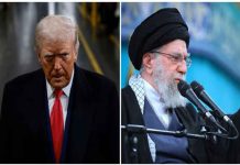 Donald Trump and Ayatollah Ali Khamenei