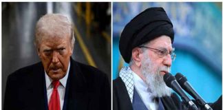 Donald Trump and Ayatollah Ali Khamenei
