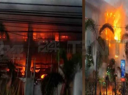 Kozhikode Jayalakshmi Silks Fire