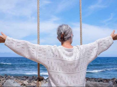 Elderly Lady Happy Pic