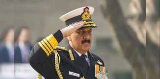 Navy Chief Admiral Dinesh K. Tripathi