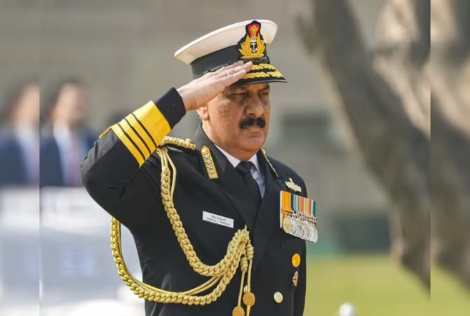 Navy Chief Admiral Dinesh K. Tripathi