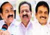 VD Satheesan, Ramesh Chennithala, and KC Venugopal