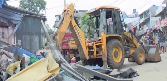 Illegal encroachments in Pooppara