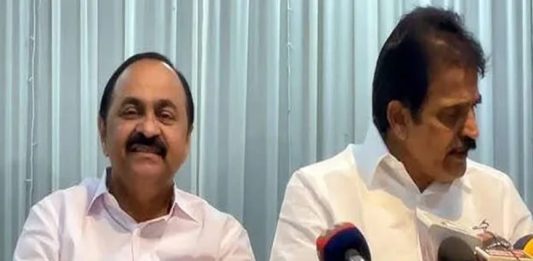 VD Satheesan and KC Venugopal