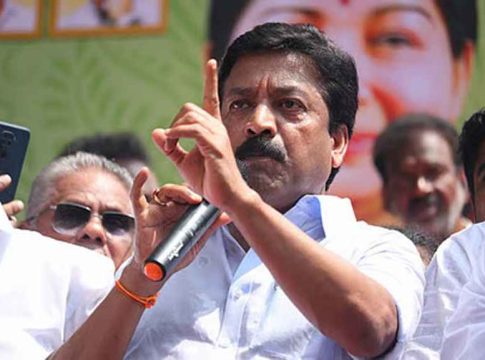 AIADMK CV Shanmugam Group Joins TVK Govt
