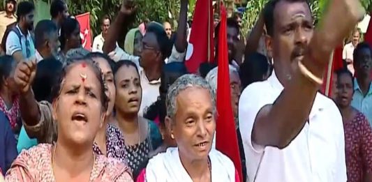 മലയിടംതുരുത്തിൽ കുടിയൊഴിപ്പിക്കൽ; നാട്ടുകാരുടെ പ്രതിഷേധം, ചെന്നിത്തല ഇടപെട്ടു malayidomthuruthu-land-issue