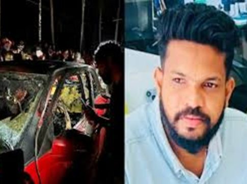 കാറിന് തീപിടിച്ച് യുവതി മരിച്ച സംഭവം; ഭർത്താവ് രജിൻ ലാലും മരിച്ചു Rajin Lal