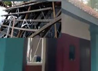 attukalngara govt school building roof collapsed