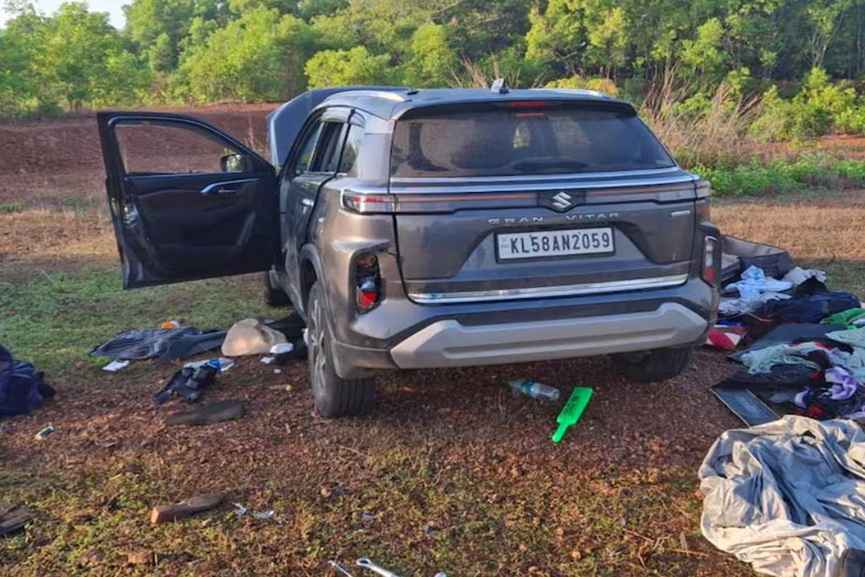 Suspicious Car Found in Kannur Suspicious Car Found in Kannur