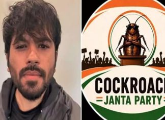 Cockroach Janata Party Delhi Protest