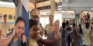 Protest Against Veena George