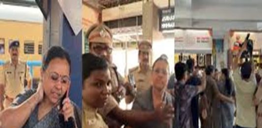 Protest Against Veena George