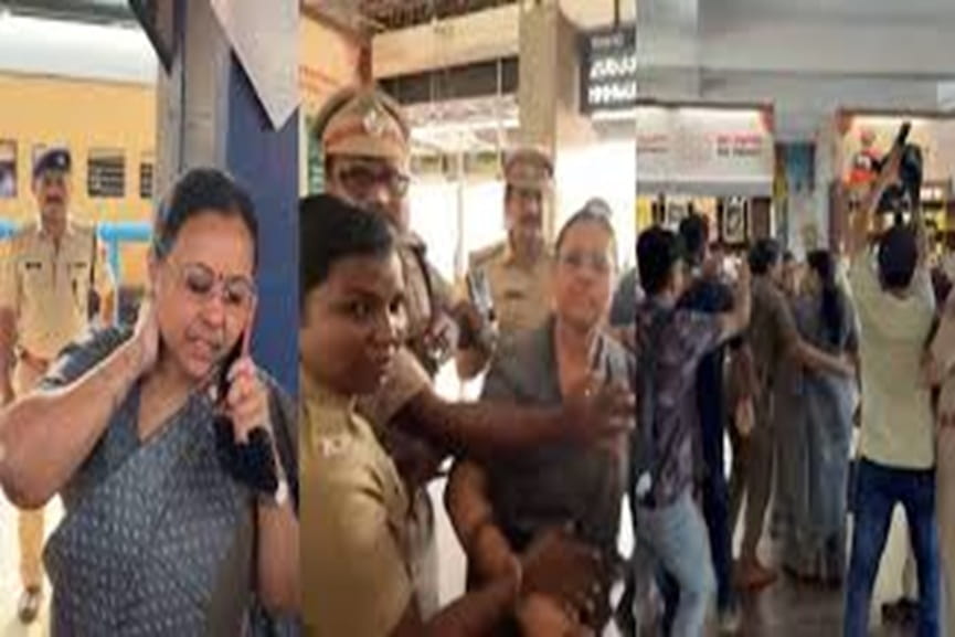 Protest Against Veena George Protest Against Veena George