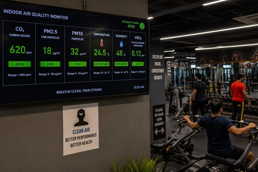 Hidden Side of Air Conditioned Gym