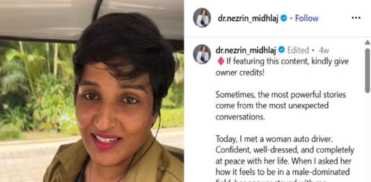ഐടി മാനേജർ ജോലി ഉപേക്ഷിച്ച് ഓട്ടോ ഡ്രൈവറായി; ജീവിതം ഹാപ്പിയെന്ന് നെസ്രിൻ story of a woman