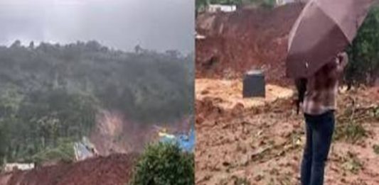 വയനാട് തുരങ്കപാത നിർമാണ മേഖലയിൽ മണ്ണിടിച്ചിൽ; മൂന്നുപേരെ രക്ഷപ്പെടുത്തി wayanad landslide