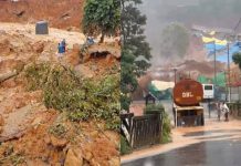 കള്ളാടി മണ്ണിടിച്ചിൽ; അഞ്ചുമരണം, കണ്ടെത്താനുള്ളത് അഞ്ചുപേരെ, രാത്രിയും തിരച്ചിൽ Wayanad Kalladi Landslide