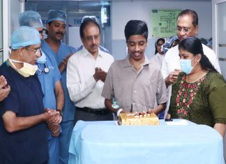 ലിസി ആശുപത്രിയുടെ 33ആമത് ഹൃദയം മാറ്റിവയ്ക്കൽ 24കാരനിൽ വിജയം ashwanth heart transplant in kochi lisie hospital